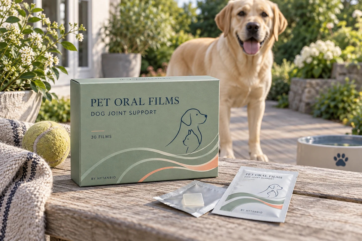Dog Joint Support Oral Films private label pet oral strip concept
